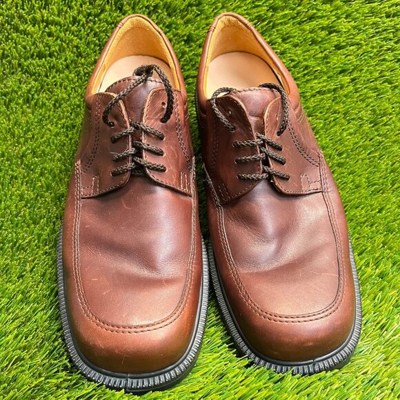 Ecco Shock Point Mens Size 8 Brown Casual Classic Leather Lace Up Oxford Shoes main image 10